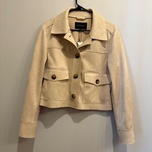 Banana Republic Vegan Suede shirt jacket NWT Medium